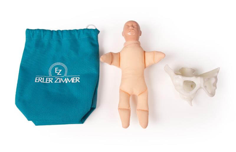 Mini - Becken mit Geburtspuppe – Modell zur Demonstration des Geburtsvorgangs - Erler - Zimmer